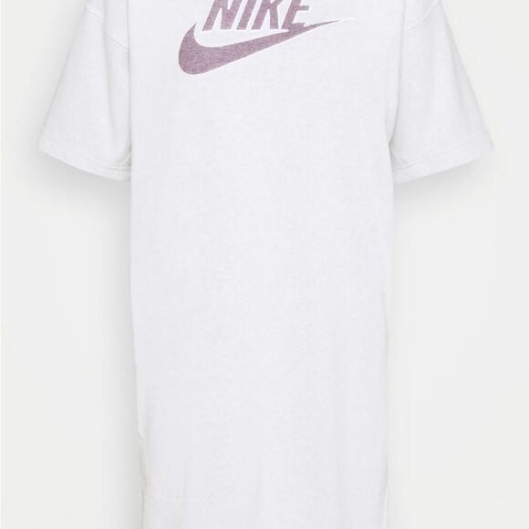 Nike Sportswear NSW Fleece Dress Platinum Gray New - Picture 8 of 14